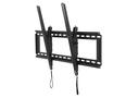 Tilting TV mount with post mount leveling feature